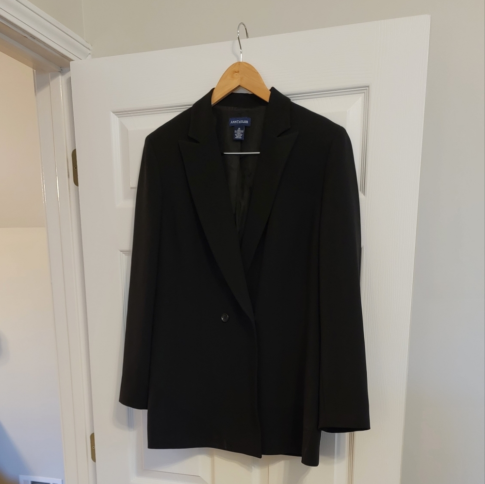 Ann Taylor Jacket Like New Black 14